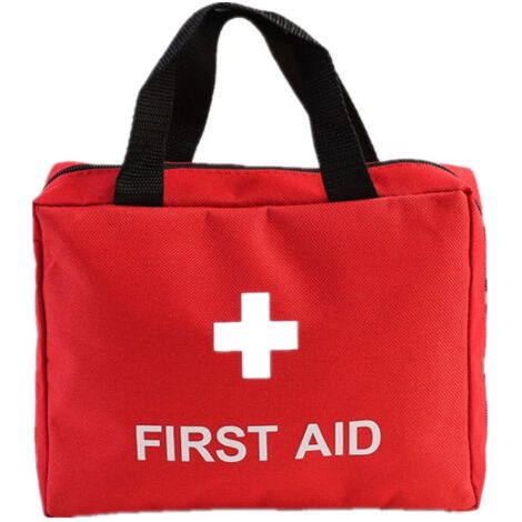 BUNTHAUS Petite trousse de premiers soins avec fournitures médicales d'urgence essentielles étanche simple et portable pour la maison, le dortoir, l'extérieur, la voiture (1/5)