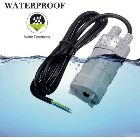 Pompe submersible DC 12V – 600 L/h – bateau, camping-car, bassin, aquarium (1/5)