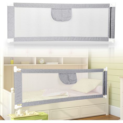 SWANEW Griglia da letto uso con scatola molla a letto protezione da letto griglia per bambini griglia della griglia per bambini griglia pieghevole pieghevole pieghevole 150x 80 cm (1/5)