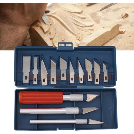Ensemble de 13 couteaux à sculpter pour le modélisme (1/5)