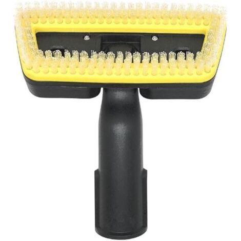 Brosse à Vapeur Amovible Remplacement pour Nettoyeur Karcher SC1-SC5/CTK1020 - Tête de Nettoyage Détachable avec Poils Nylon Haute Résistance (Transparent, 6x6 cm) (1/4)