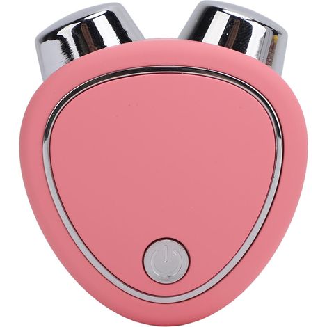 Appareil de lifting facial, réduit les gonflements et les rides, rouleau de massage beauté à microcourant rechargeable USB, rose (1/5)