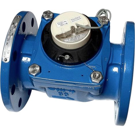 Contador De Agua De Impulso Dn 50 Con Bridas Tipo Woltmann