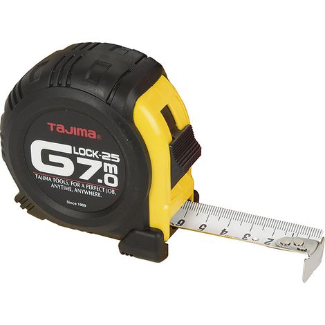 FLEXOMETRO G-LOCK 25 7 MTS TAJIMA