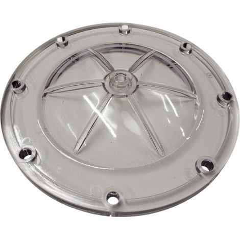 Astralpool – Couvercle filtre complet 4404010494 – Joint et vis inclus – Diamètre 26 cm – 8 trous de fixation pour installation facile