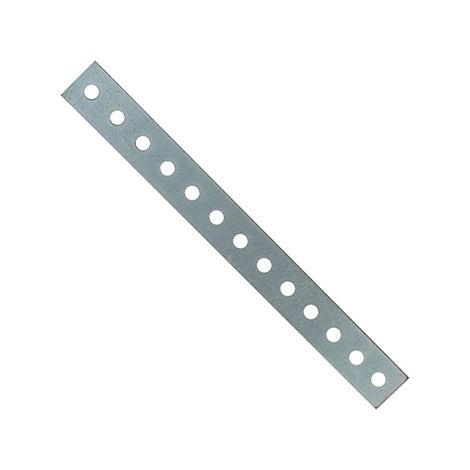 Piastrina dritta forata 200 x 20 spessore 2 mm.