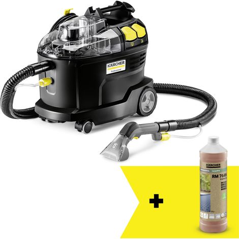 Kärcher – Nettoyeur de sol injecteur-extracteur Puzzi 8/1 Go!Further – 1200W – Pour nettoyage en profondeur des textiles – 44% plastique recyclé (1/4)
