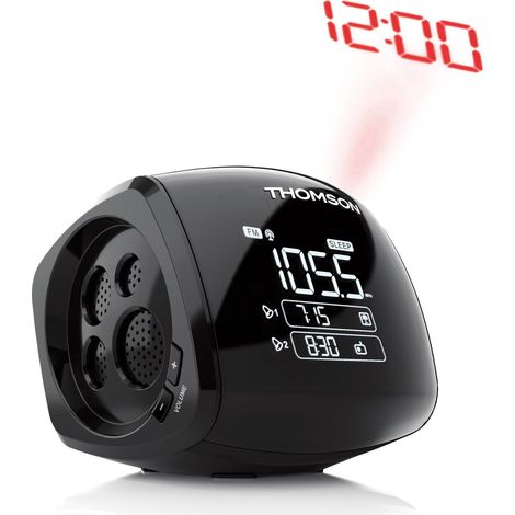 THOMSON CP280 Wecker - Doppelalarm - Schwarz (1/5)