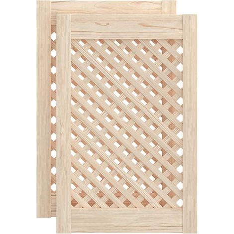 Maison Exclusive - Ante con Design a Reticolo 2 pz 39,5x61,5 cm in Legno di Pino
