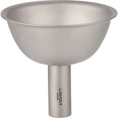Entonnoir en titane Lixada pour remplissage de vin, liquides, bouteilles, gourdes et contenants (1/5)