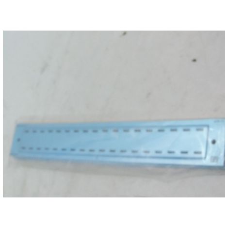 Plaque alu type EDF type PR11 260X40mm 18 caractères pour fixation sur transfo APR-108 ET APR-1108 CATU APR-11