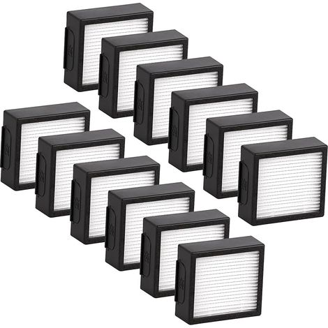 FOREHILL (paquete de 12) Filtros HEPA de repuesto Combo J9+, compatibles con aspiradoras robóticas iRobot Roomba Combo J7+ plus/Combo J9+ / Combo (1/5)