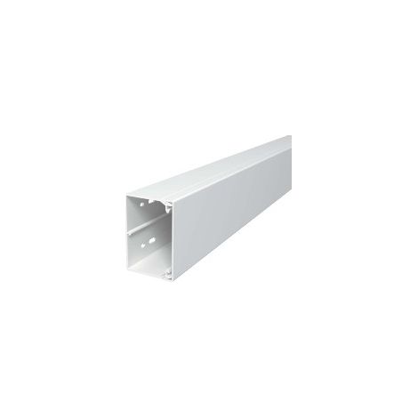 OBO Bettermann Wand- und Deckenkanal mit Bodenlochung 60x90x2000 Polyvinylchlorid lichtgrau RAL 7035, 2 Meter, 6027113
