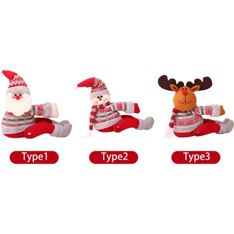 Christmas curtain loop, snowman, tieback for Festival, Christmas holidays, home window decoration A (1/5)