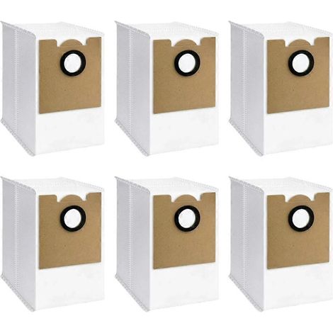 Sacs à poussière de rechange pour Lefant M2 Pro/M2S Pro/M2 Plus accessoires d'aspirateur robot Non-Wovens sacs 6 pièces (1/5)