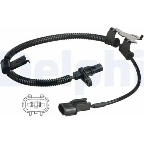 Capteur, vitesse de roue Delphi Technologies SS20385 KIA 95670-07100