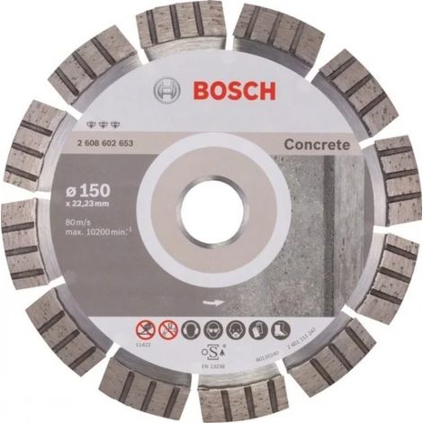 Bosch Best for Concrete Disco diamantato per smerigliatrice - 115x2,2 mm