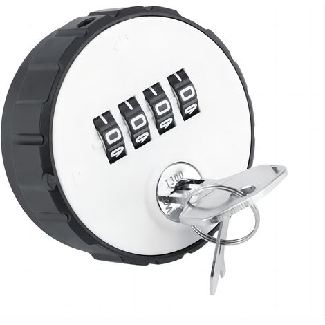 Cadenas numériques en alliage de zinc Serrure de boîte aux lettres Mot de passe Safe Lock avec clé (26 mm) (1/5)