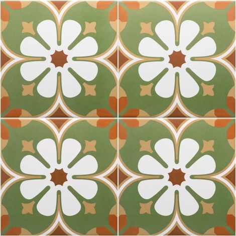 Carrelage Imitation Carreaux De Ciment 20x20 cm RIVOLI Paris (1/2)