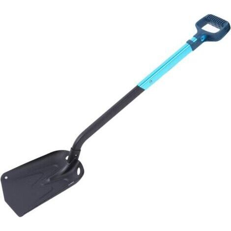 Pelle à neige, pelle à neige télescopique multifonctionnelle en alliage d'aluminium durable, déneigement extérieur et glace, pelle pliante à long manche amovible, outil de déneigement d'alpinisme et d (1/4)
