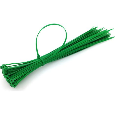 50 attachments for plants, 30 clips from the garden in autobloquants in plastic, necklaces in serrage in nylon vert (1/5)