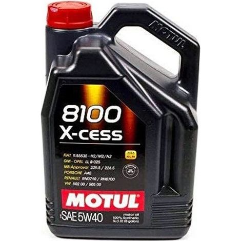 Motoröl-Lubricant Motul 8100X-Cess 5W40 ACEA A3/B4 Kanister 5L