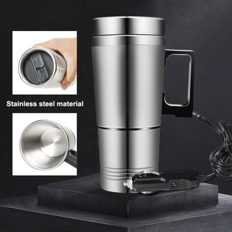12V elektrischer Auto-Beheizbecher, Reisebecher für Kaffee oder Tee