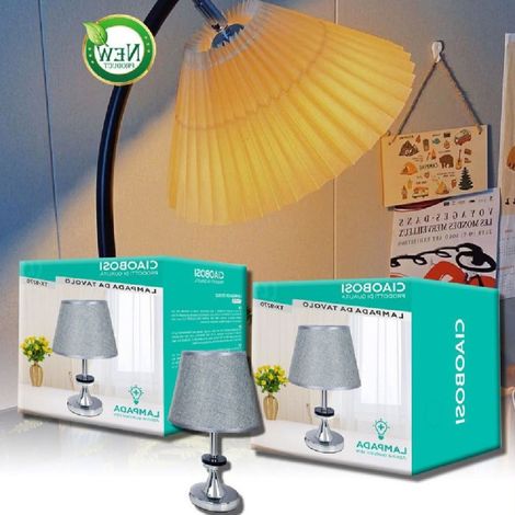 Lume Lampe De Table Abat Jour Table De Chevet Commode Meubles Chambre Lampe Maison Tx-9770 (1/5)