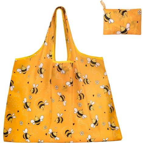Faltbare Einkaufstasche, wiederverwendbare Einkaufstasche, 50 x 66 cm, leichte Handtasche zum Einkaufen (1/5)