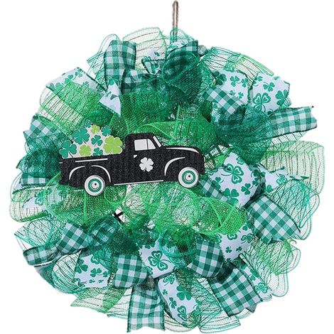 Guirlande - Décor mural en maille - 42 x 42 cm - Pour porte intérieure extérieure mur fenêtre - 1 pièce (1/5)