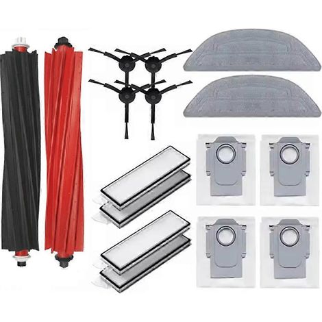 Filtre pour aspirateur brosse pour aspirateur Filtre de brosse pour aspirateur filtre de 16PCS Aspirateur Brosse Filtre Sac à poussière Serpillière Cloth Lot pour S8 MaxV Ultra Aspirateur pièce détach (1/5)