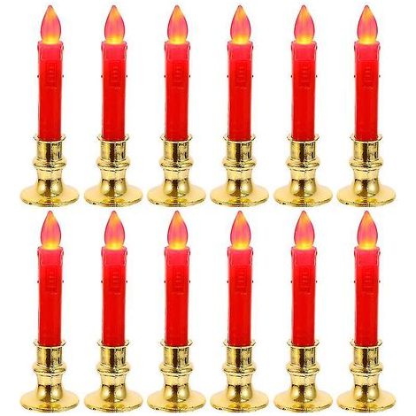 12 bougies LED simulant une bougie (1/3)