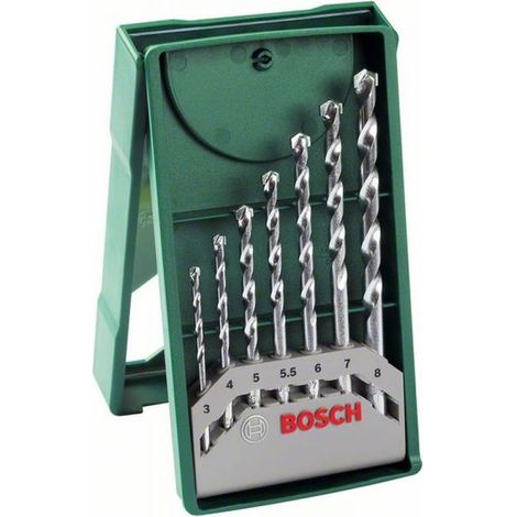 Bosch Accessories Promoline 2607019581 Stein-Spiralbohrer-Set 7teilig 3 mm, 4 mm, 5 mm, 5.5 mm, 6 m (1/3)