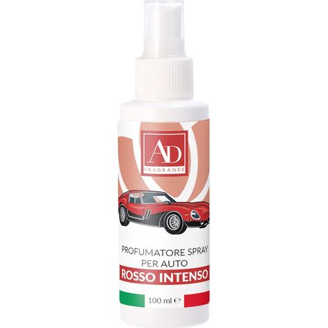 Ad Trend Profumatore Spray Auto Rosso Intenso 100 ml – Fragranza Auto Elegante e Duratura