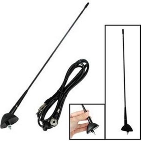 TRADE SHOP - Antenna Per Auto Fiat Wisdom Cavo 230 Cm Car Radio Universale Massima Ricezione - (1/2)