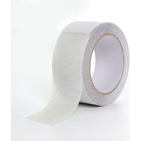 Anti-Rutsch-Kleber, 1-teiliges Set aus PVC, mattes Anti-Rutsch-Klebeband, Sicherheits-Anti-Rutsch-Treppenband, harmlos, transparent, 5 cm x 5 m