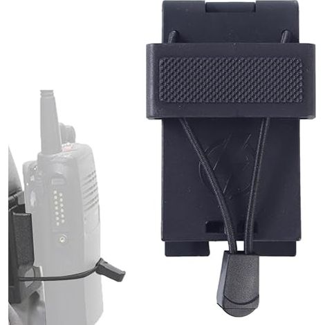 Étui tactique pour radio à fixer à la ceinture, accessoires de ceinture pour radio, clip de ceinture pour talkie-walkie compatible avec les radios BaoFeng, Midland et Hytera (1/5)