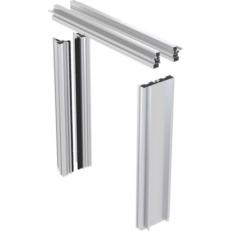 Knauf Aluminium-Spachtellaibung Pocket Kit Easy für Glastürblatt CW 100 Schiebetür