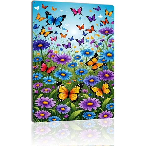 Plaque en Métal Rétro Décorative pour Café de Quartier Maison Bar et Terrasse, Parfaite pour Tous les Styles de Décoration Intérieure 40x30 cm. (1/5)