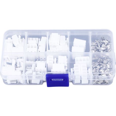 Kit de 120 connecteurs VH3.96 2P‑Kit de bornier à vis à 4 broches droites pour boîtier 3,96 mm (1/5)
