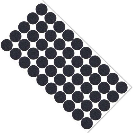 50 Pièces Protège Pied De Chaise,Patins en Feutre,Tampon De Chaise,Patin,Tampon Chaise,Patin Meuble,Patin Feutre,Tampon Meuble,Patins Pour Meubles Auto-Adhésifs,Rond,15mm