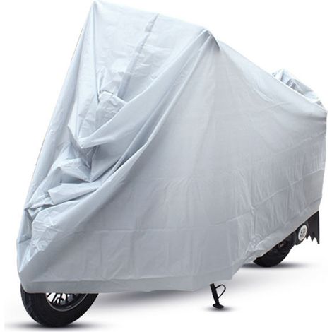 (Exclusivité Mexique) (Pas d'échantillon, en cours de traitement) Housse de moto, PEVA monocouche, imperméable et résistante au soleil, housse de vélo, housse de protection pour vélo électrique, XL (1/5)