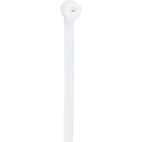 TRU COMPONENTS TC-12814160 Serre-câble 370 mm 4.8 mm naturel avec languette métallique, résiste aux