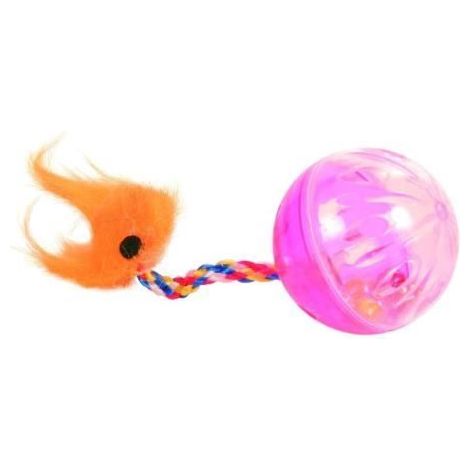 Balle à hochet avec plume pour chat Trixie 2 pcs. (1/2)