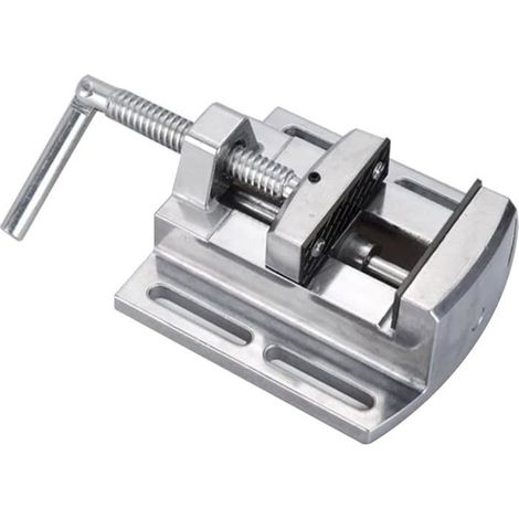 Étau de perceuse colonne Étau d'établi - ouverture 2,5" (70 mm) - alliage d'aluminium - doubles rails de guidage (1/5)
