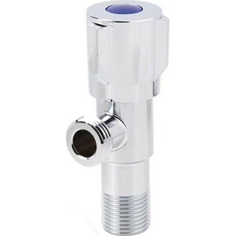 Valvola detentore a squadra attacco 1/2" acciaio radiatore bagno cucina DGO-149 (1/5)