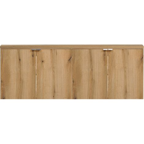 Doppelwaschtisch 160cm, Eiche, NEWPORT-56-OAK (1/5)