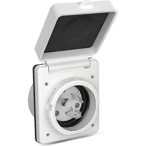 Prise d'alimentation à verrouillage par rotation 30 A pour VR, prise de quai 125 V/250 V pour remorque de bateau, caravane, abri de jardin (1/5)