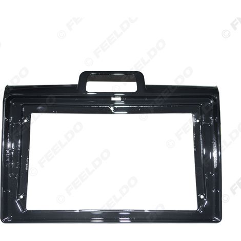 Compatible avec le cadre de navigation grand écran Android et le cadre du panneau de haut-parleur de la Toyota Corolla Axio/Fielder 2015 (9 pouces).