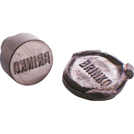 Gravure pour cachets, chiffre unique